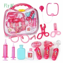 Прочный детский набор доктора с электронный стетоскоп и 11 медицинское оборудование доктора, упаковано в прочный Подарочный чехол от Fly AC