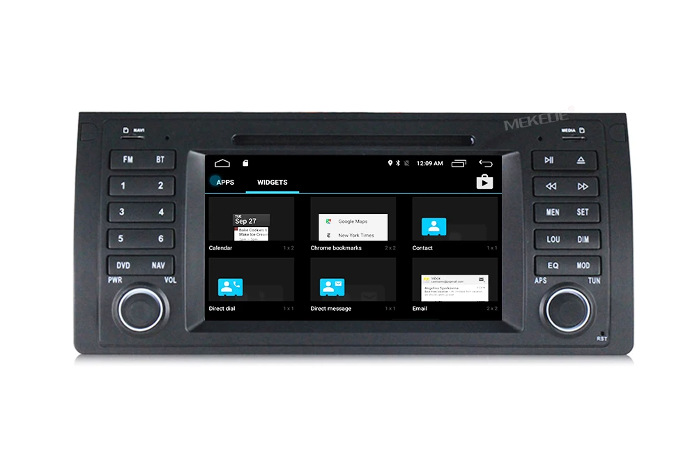 Flash Deal MEKEDE Android car dvd multimedia player for BMW 3series E39 E53 X5 M5 with 4G lte wifi 2G RAM 16G ROM GPS radio free shipping 37