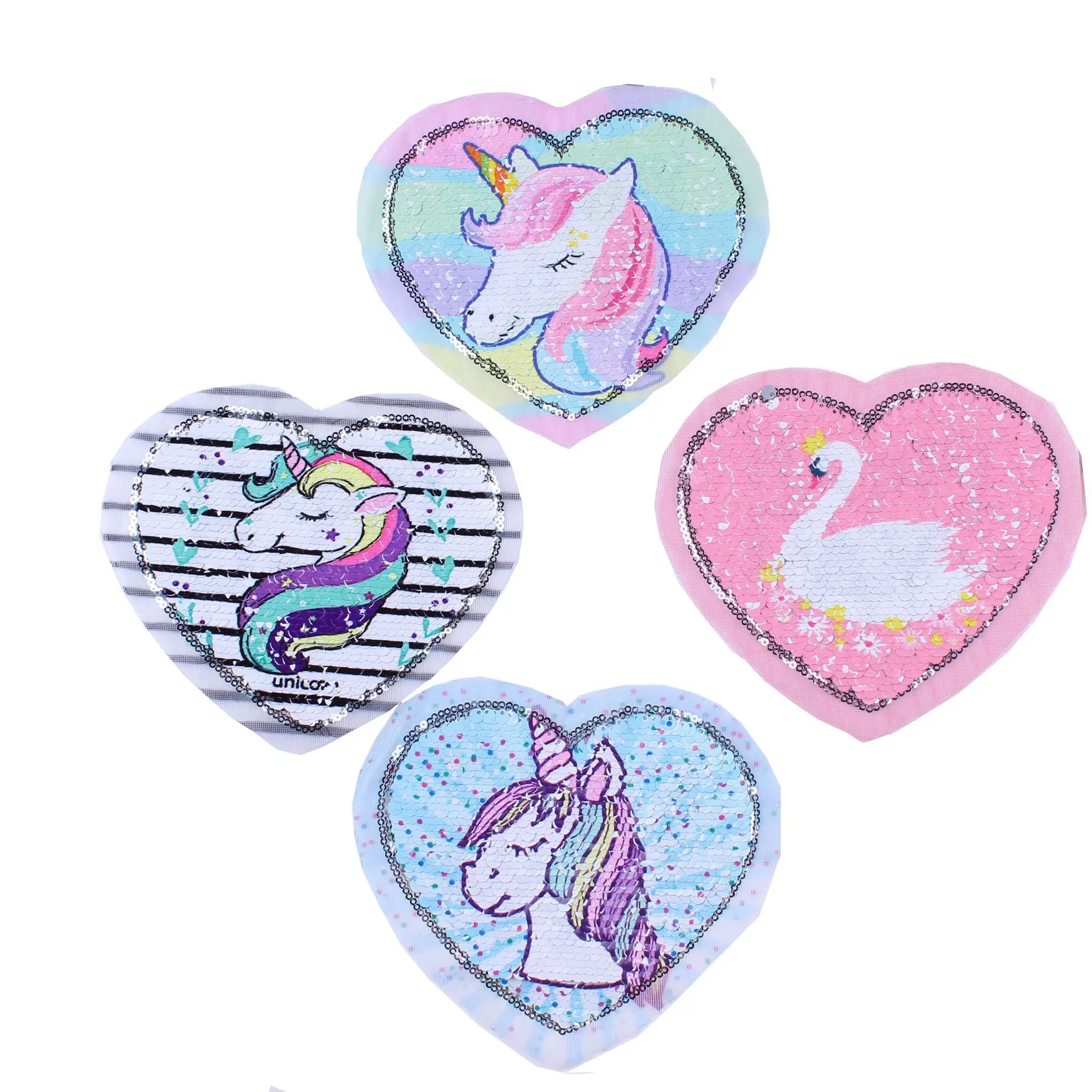 Animal sequins, beads, embroidered cloth, unicorns, patches, straps, ironing, clothing accessories, wholesale