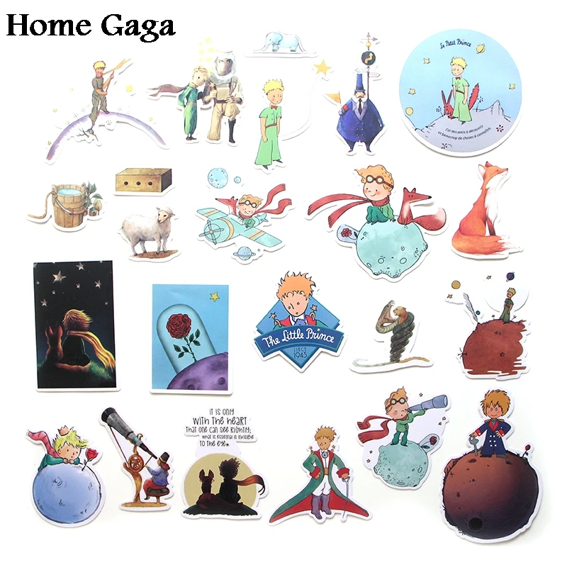 

Homegaga 23pcs Little prince collections scrapbooking decal Creative DIY decorative stickers cartoon notebook phone D1749