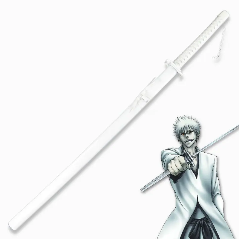 Отбеливатель Kurosaki Ichigo Катана Аниме Косплей деревянный меч оружие косплей