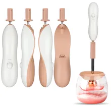 Automatic Cleaning Electric Makeup Brush Cleaner Convenient Silicone Make up Brushes Washing Cleanser Tool Dry Protect Bristle electric makeup brush cleaner convenient silicone make up brushes washing cleanser cleaning tool machine new new