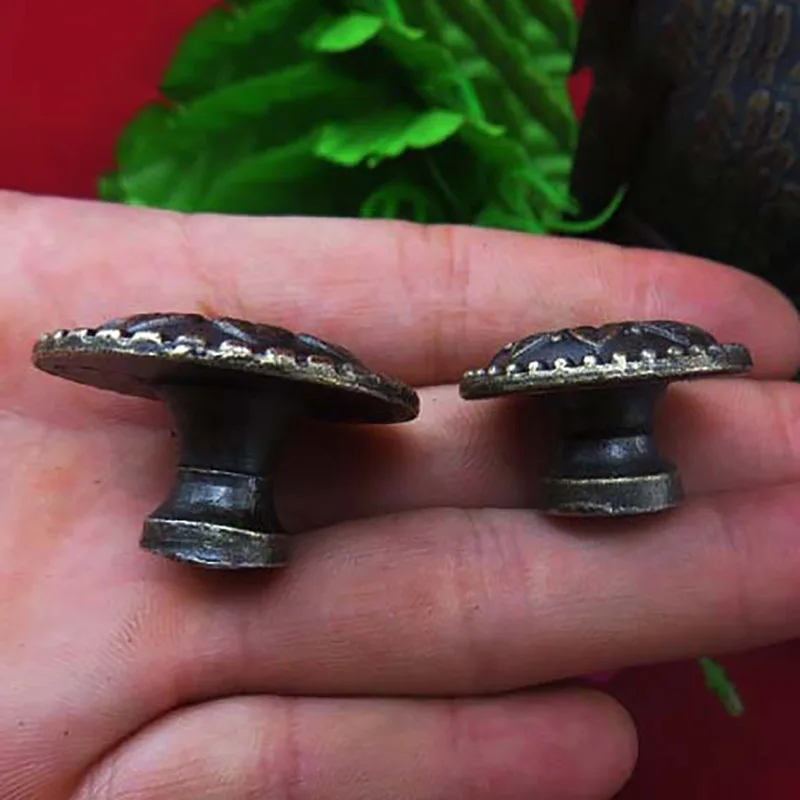 10pcs 30*18mm Antique handle alloy vintage cabinet knobs drawer handle cabinet handle small wardrobe handle 30MM