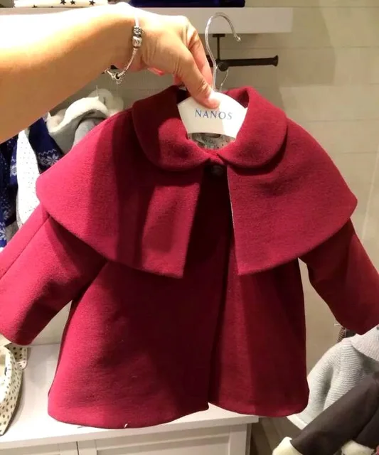 2015 Natale Della Per Cappotto Vino Di Dolce Modo Rosso Neonata 1gwrv1q