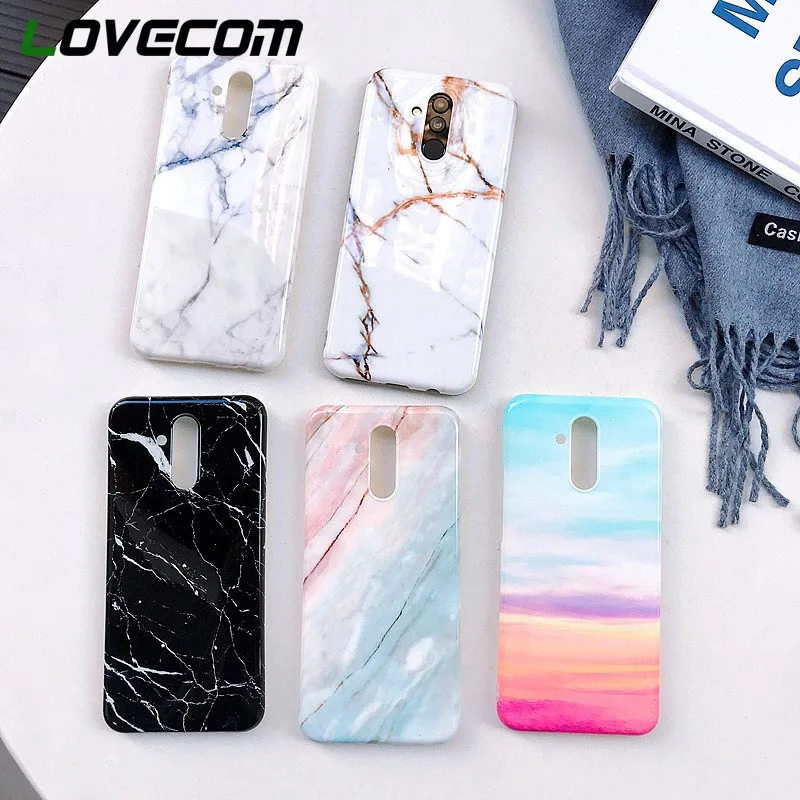 

LOVECOM Hot Marble Phone Cases For Huawei P30 P20 Pro Lite NOVA 3i Mate 20 Lite Soft IMD Phone Back Cover Protector Case Gifts