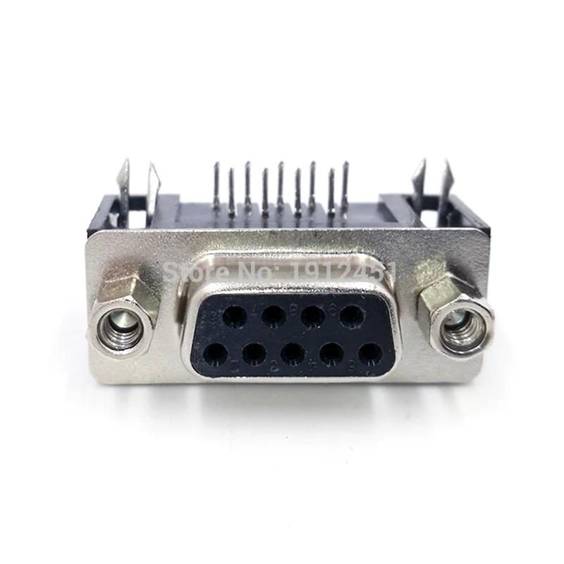 Db9 Data Cable Connector Angle 90 Plug Pcb Angle Connector Rs232
