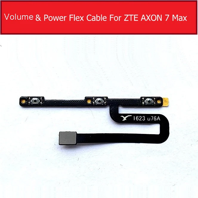 

Genuine Volume & Power Flex Cable For ZTE Axon 7 Max C2017 Power & Volume Side key Button Flex Ribbon Replacement Repair parts