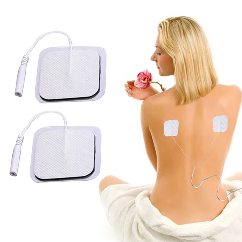 

2pcs/lot Stimulator Myostimulator Patches Acupuncture Electrode Pads for Tens Self Adhesive Gel Pad Stimulator Keep Healthy