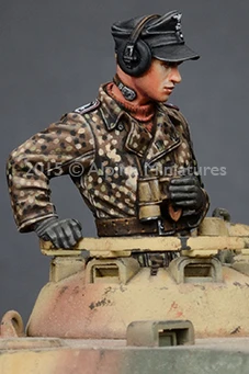 [Loong Way Miniatures] Alpine Miniatures 35189 WSS Panzer Commander Set (2 фигурки) (1/35 масштаб) миниатюрная