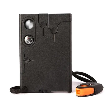 

h763 Outdoor Magnifier Cutting Fish Knife Screwdriver Toothpick Sharpening Stone Scorpion Sentinel Compass18-in-1 multifunction