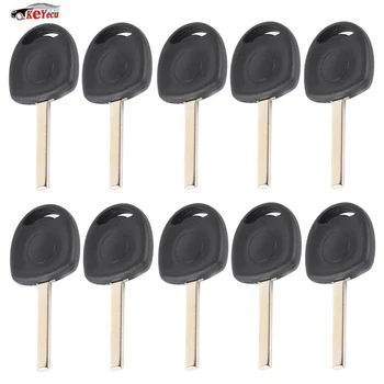 

KEYECU 10 Pcs/lot Replacement Transponder Key Fob Chip ID40 for Vauxhall Opel Agila Combo Van Corsa C Mervia Tigra B Blank Blade