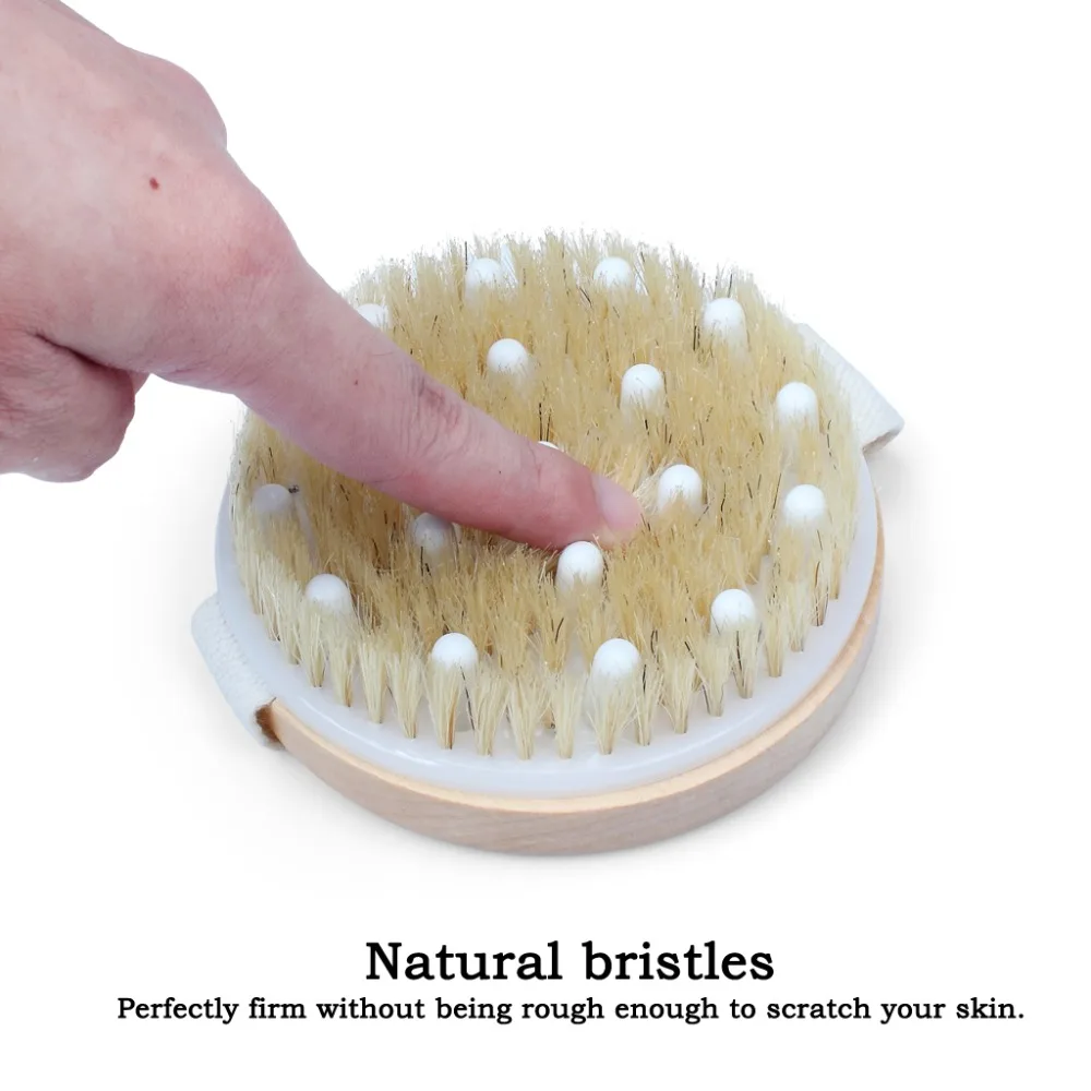 Exfoliating Shower Brush For Cellulite Massager Improve Lymphatic Drainage Removing Toxins (10)