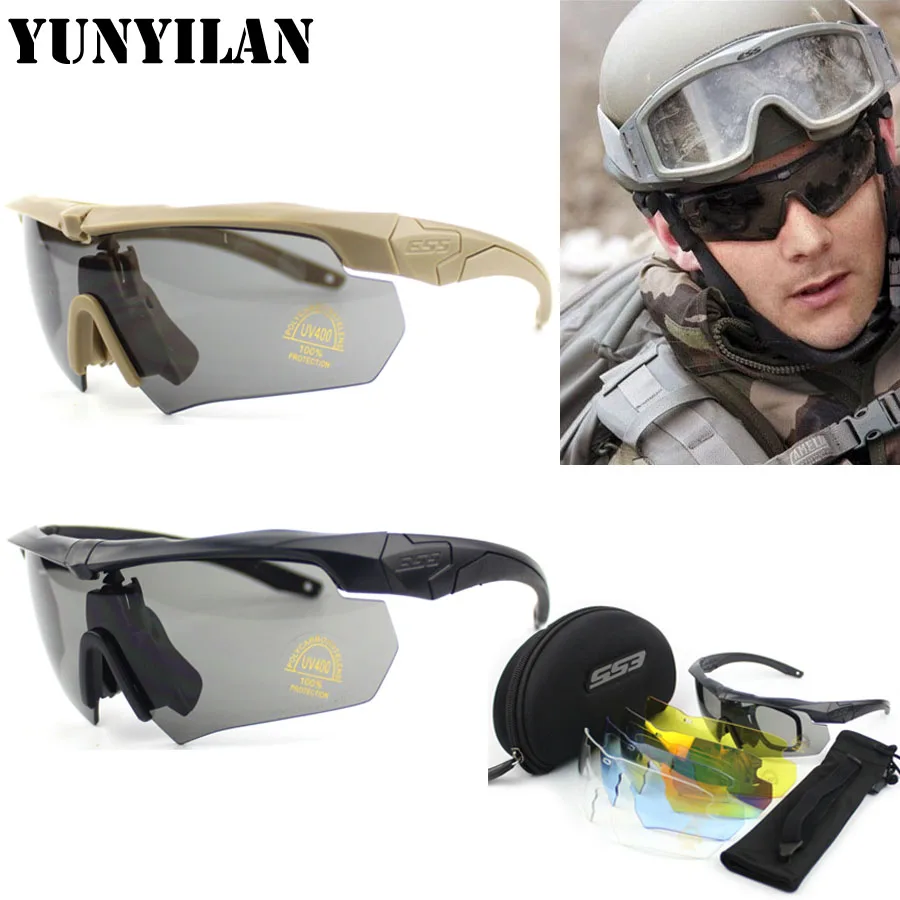 Prix pour Haute qualité TR-90 ARBALÈTE lunettes militaire 3len ou 5 objectif bullet-preuve Armée tactial lunettes avec la boîte d'origine tir lunettes Prix pour Haute qualité TR-90 ARBALÈTE lunettes militaire 3len ou 5 objectif bullet-preuve Armée tactial lunettes avec la boîte d'origine tir lunettes