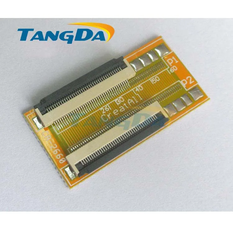 

Tangda connector TFT LCD screen FPC FFC 0.5mm spacing extend Cable Wire lengthen Adapter plate 40p 40pin clamshell below connect