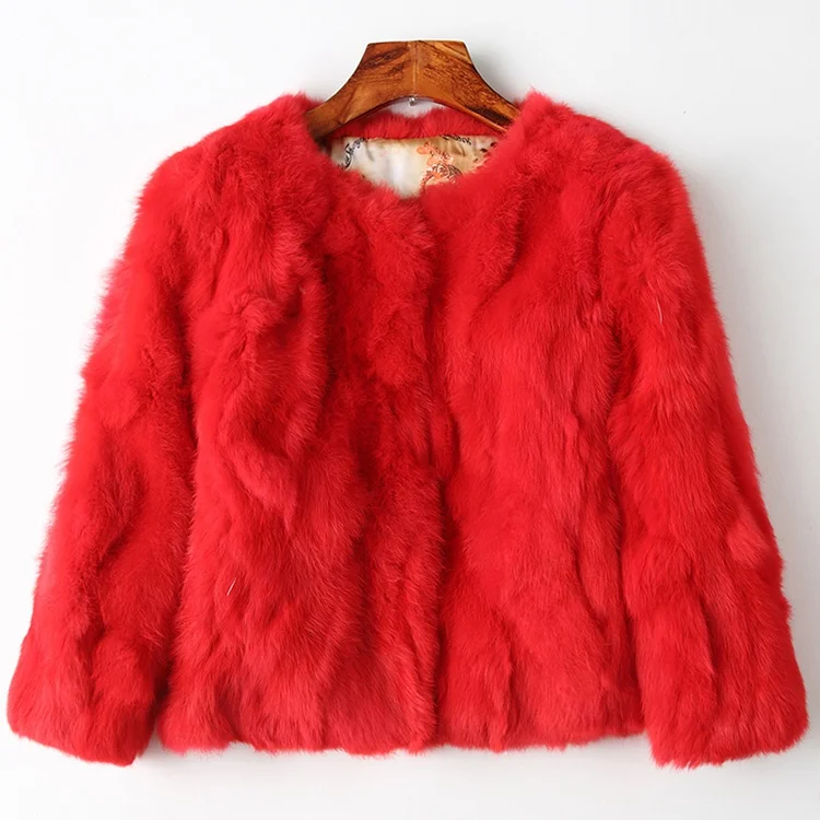 

2017 NEW arrival 100% genuine real fur jacket women natural fur coat short style famele fashion autumn winter warm femme outwear