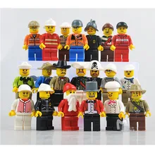 20pcs lot The Movie Characters Building Blocks Figures City Residents Brick Figures Compatible Bricks Toys