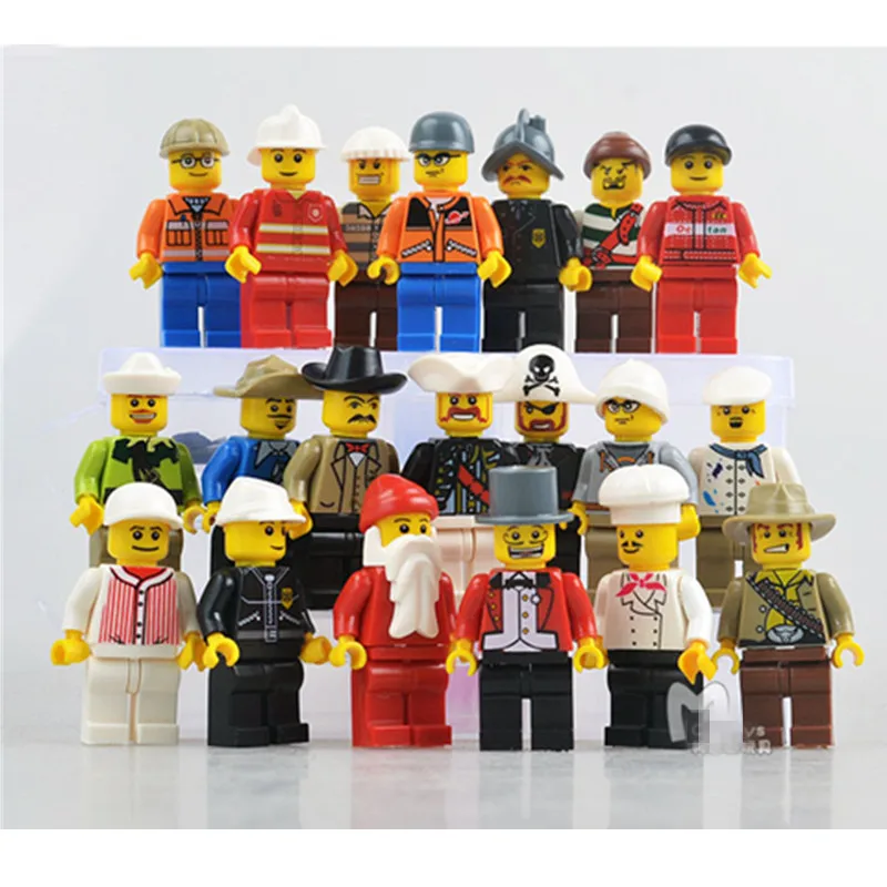 

20pcs/lot The Movie Characters MiniLL Blocks Santa Clause Figures City Residents Figures Bricks Christmas Gift