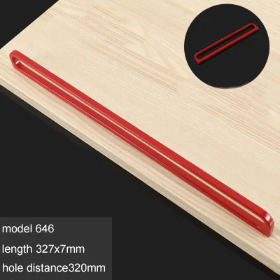 Современный минималистичный, красная дверная ручка, ручка, вы должны полюбить его, цинковый сплав, тонкое мастерство, мебельное оборудование - Цвет: 646-320mm