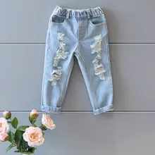 Детские леггинсы для маленьких девочек длинные штаны и джинсы новые джинсы для девочек 2-7 лет