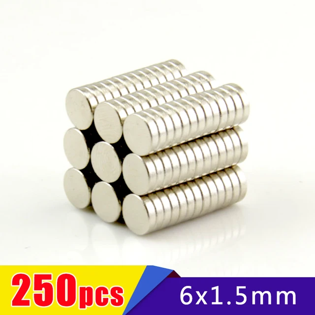 250pcs dia 6x1 5mm