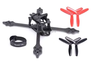 

VX210-V2 Mini X X5 210mm FPV Carbon fiber Quadcopter frame w/ 5mm arm / gopro mount plate + 5045 Prop for RC racing drone VX210