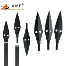 3 шт/6 шт наконечники для стрельбы из лука наконечники для стрел использовать стекловолокна стрелы для рекурсивного и составного лука