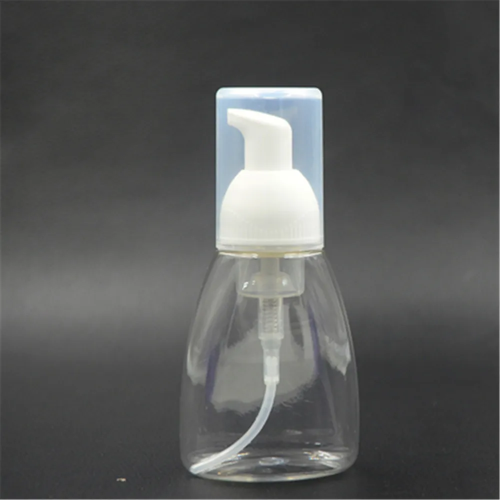 

6Pcs Empty Plastic Foaming Hand Soap Dispenser Clear Foam Pump refillable Bottle 80ml clear or blue with white pump Foam bottle