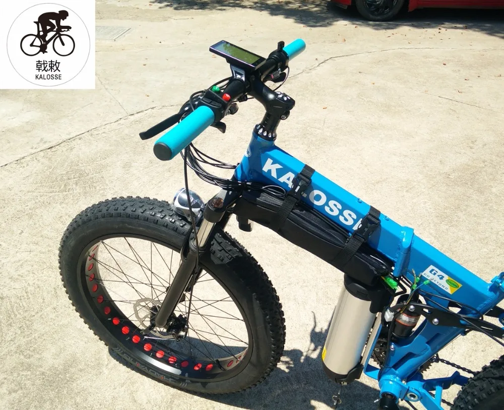 Perfect Kalosse  Folding frame electrical beach  bike  24 speed  M310   48V 1000W  electric fat  bike  26*4.0 tires 3