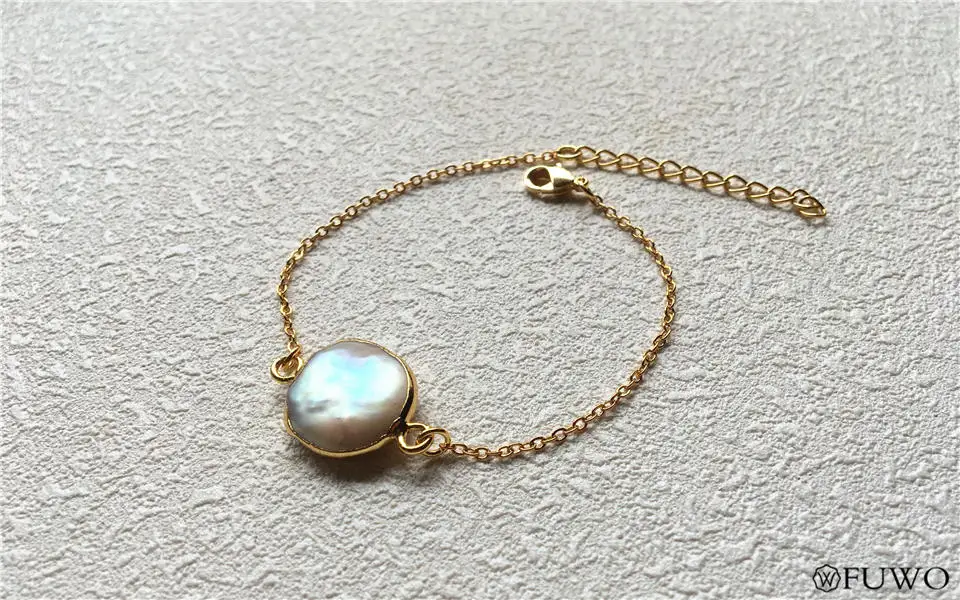 Oblate Pearl Bracelet 8
