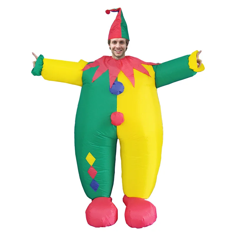 Halloween Adults Clown Inflatable Costumes Activities Performances
