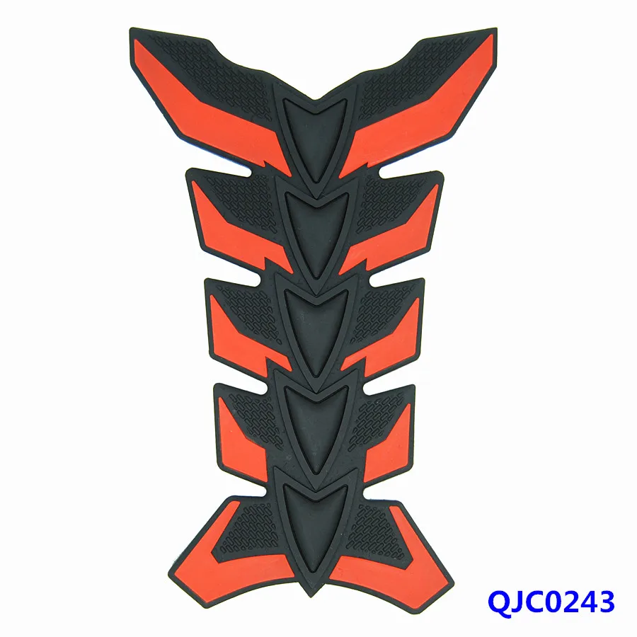 

20PCS Red 3D Rubber Sticker Polyester Resin Fuel Gas Tank Pad Protector Decale Automobiles Motorcycle Accessories