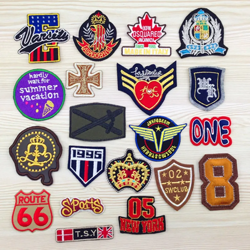 

Factory outlet style novel price affordable spot badge cloth wholesale