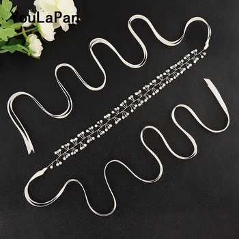 

YouLaPan SH47-S Wedding Belt Bridal Belts with Crystal Wedding Sash Belts for evening Dress Wedding Sash Vine Bridal Sash