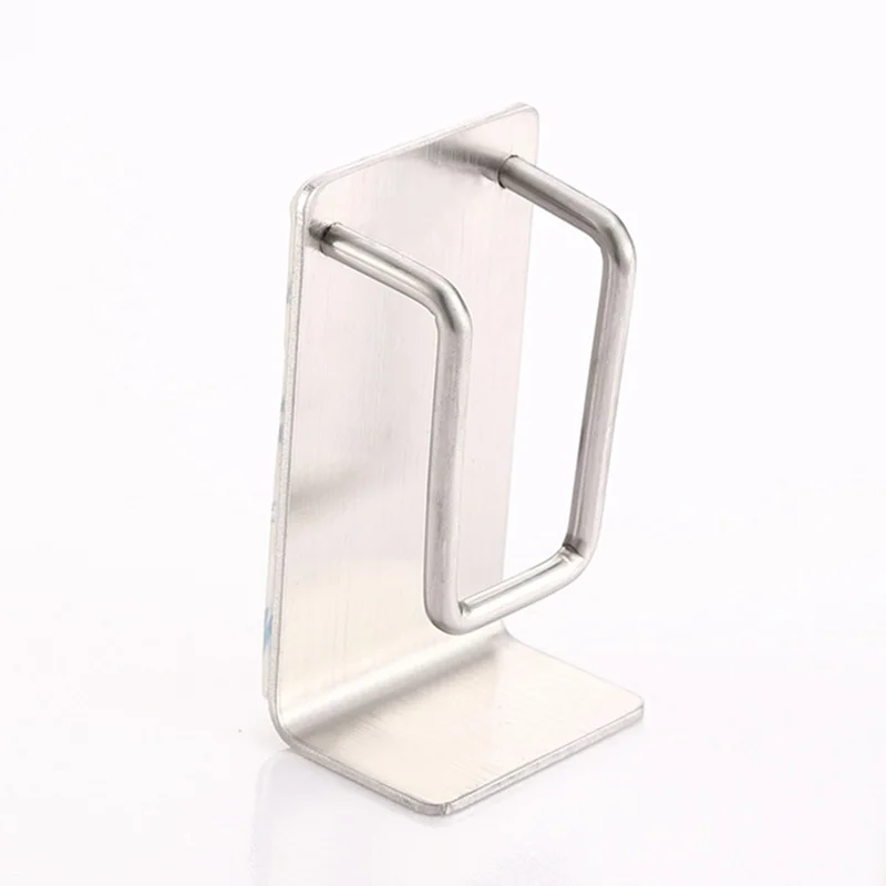 Stainless Steel Waterproof Wash Basin Hook Self Adhesive Bathroom