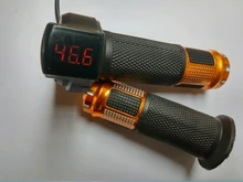 twist throttle with led display digital indicator 12-84v for electric scooter ebike tricycle mobility gas handle accelerator
