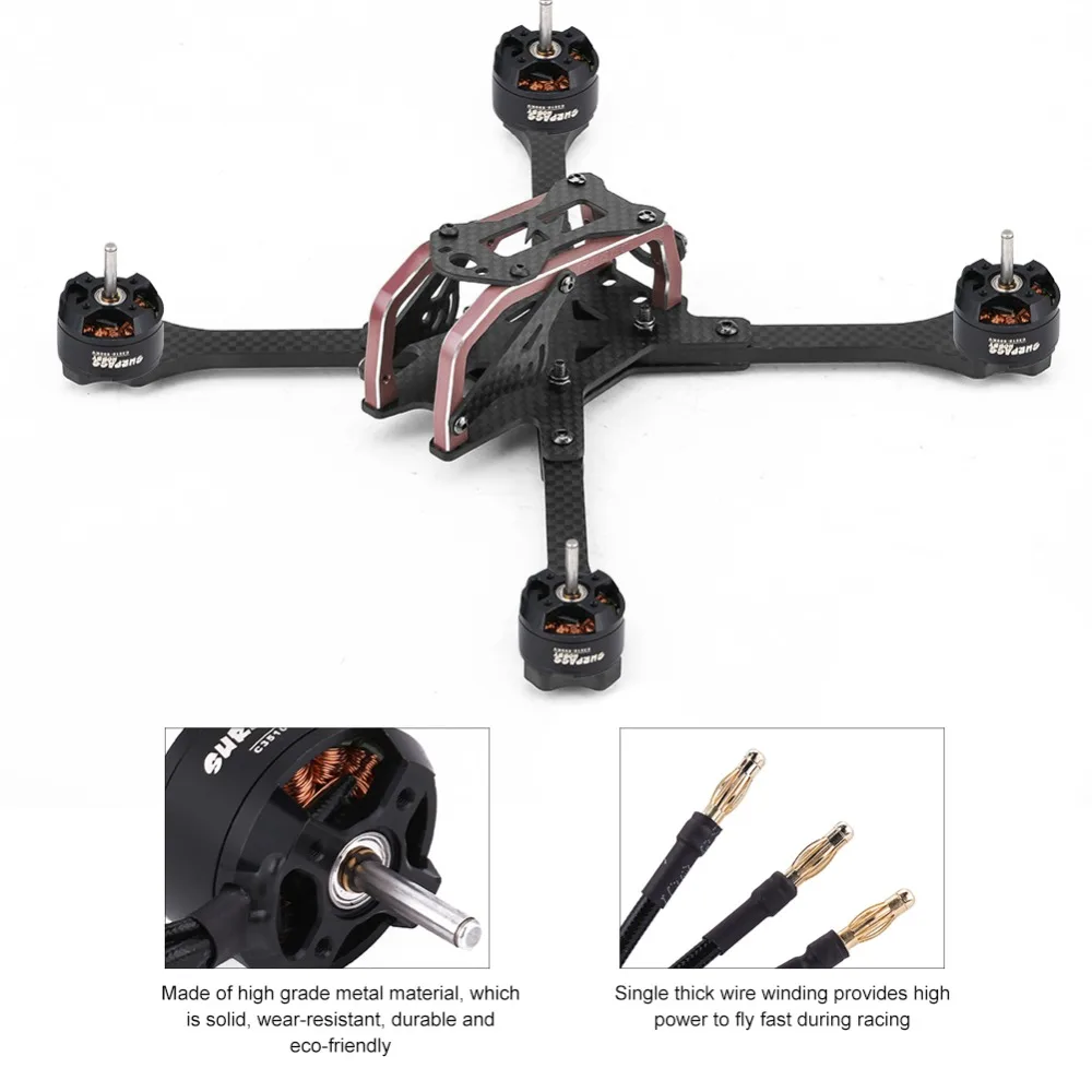 RC самолет мотор 3510/3520/3530/2820/2826 890/500/600/900/1450kv CNC алюминиевый сплав аксессуар для