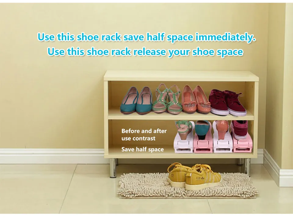 Горячие стойки для обуви, регулируемая Современная двойная стойка для хранения обуви для гостиной, органайзер для обуви, полка для хранения дома
