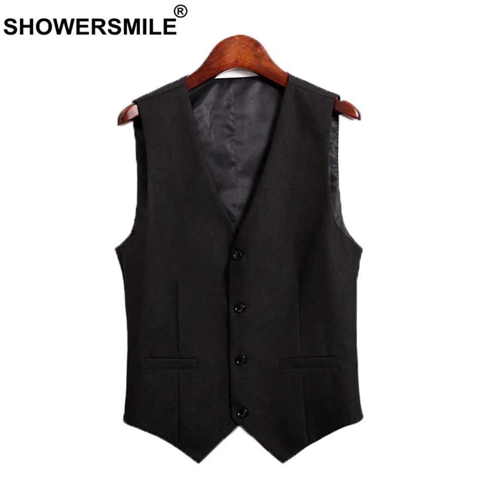 SHOWERSMILE Stripe Vest Women Navy Office Lady Sleeveless Jackets Female Cotton Slim Fit Thin Ladies Spring Autumn Waistcoat 3XL
