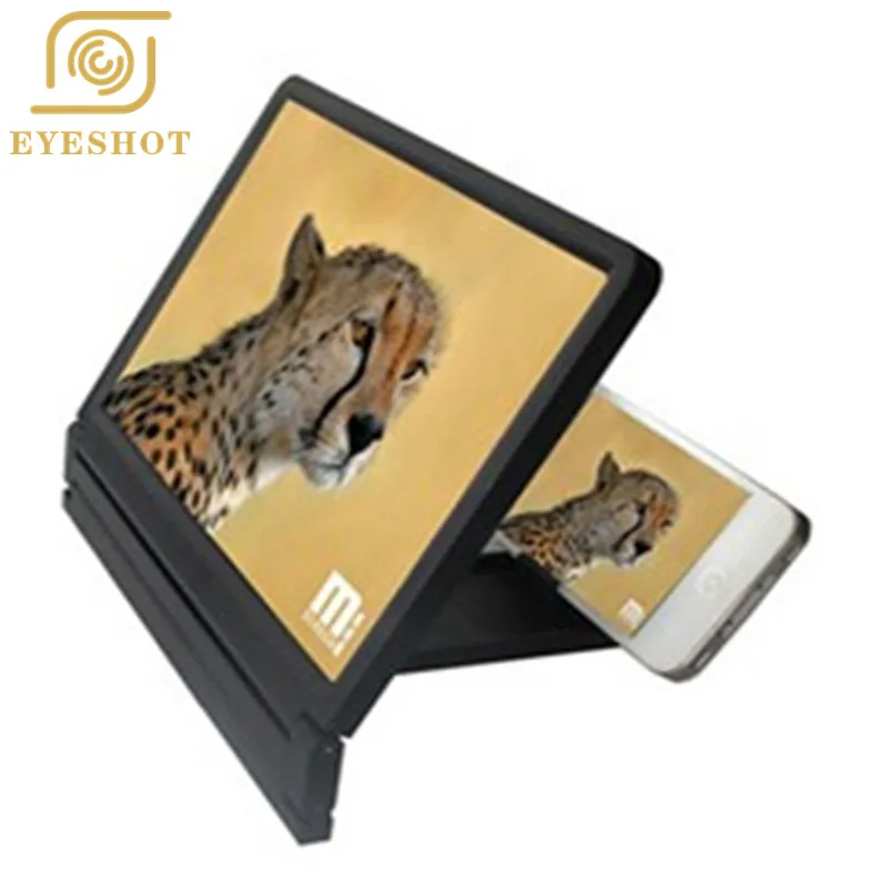 

Portable Mobile Phone Screen Magnifier Eyes Protection Display 3D Video Screen Amplifier Folding Enlarged Expander Stand Holder