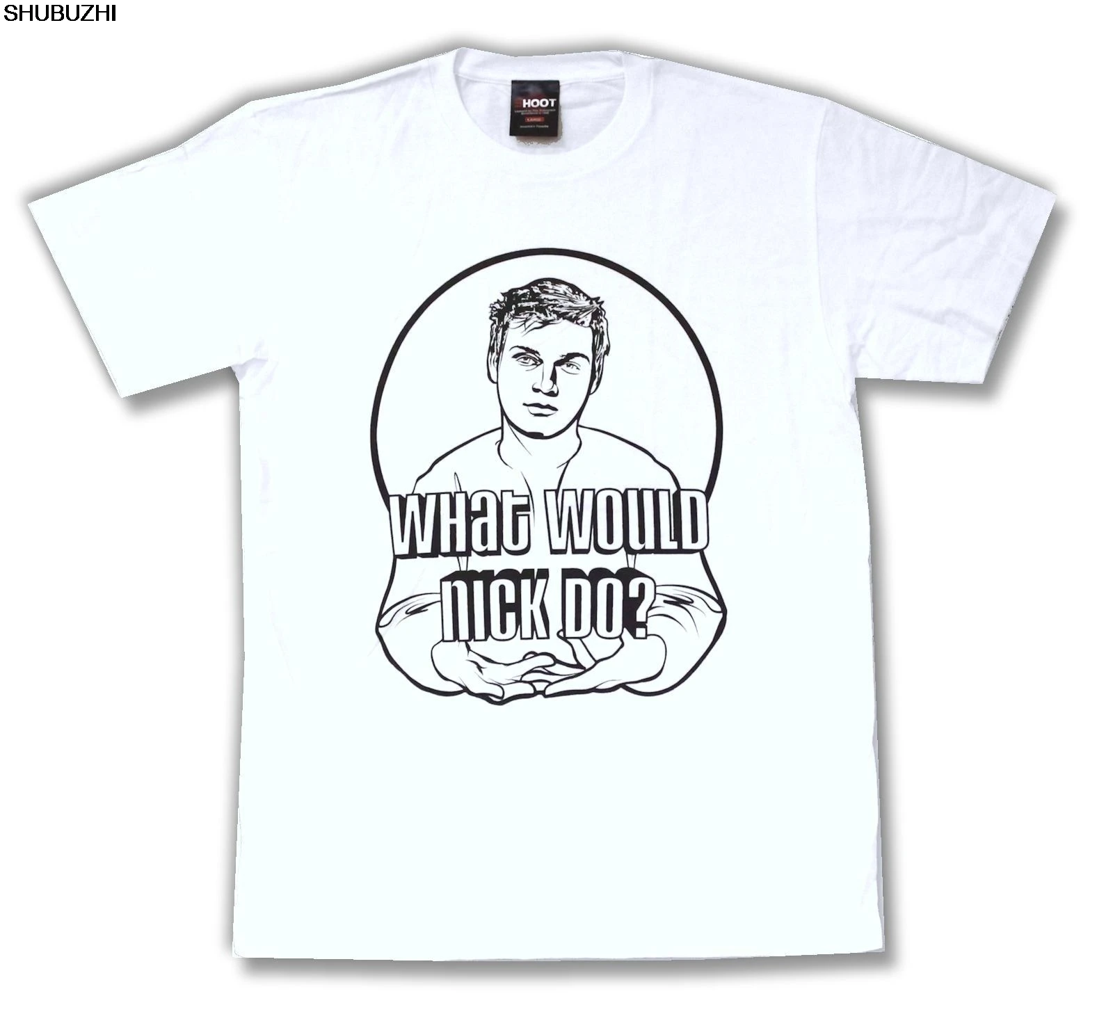 

BACKSTREET BOYS WHAT WOULD NICK DO WHITE T SHIRT NEW OFFICIAL BSB WWND sbz1229