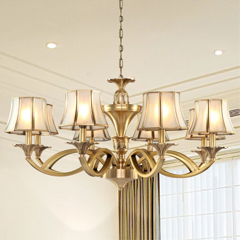 Медный канделябр светильник для гостиной|living room chandelier|chandelier lighting living roomchandelier |