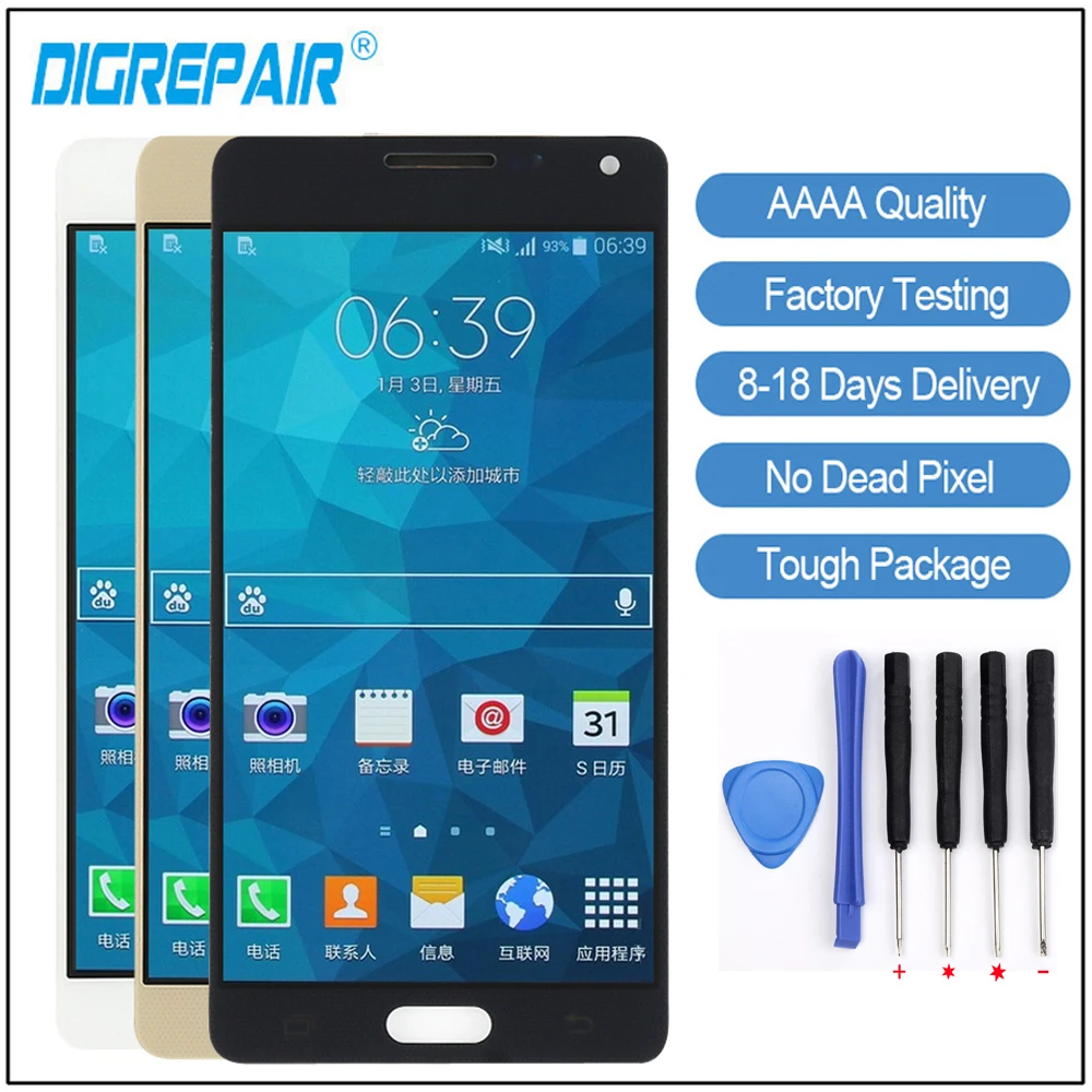 

a500 lcd For Samsung Galaxy A5 2015 LCD A500 A500F A500M A500Y LCD Display Touch Screen Digitizer For Samsung A5 2015 Screen