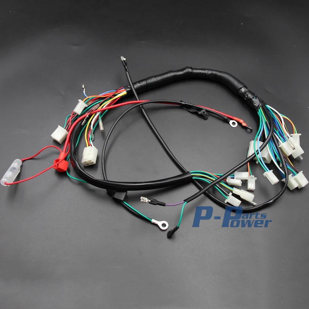 Engine Wire Wiring Harness Loom 50cc 70cc 90cc 110cc 125cc
