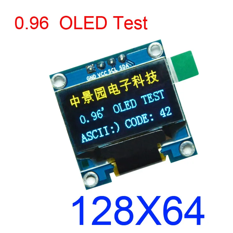 DC 3 5 V B &amp Y 0 96 &quotI2C IIC 128X64 O светодиодный ЖК дисплей Дисплей зарядная Модульная