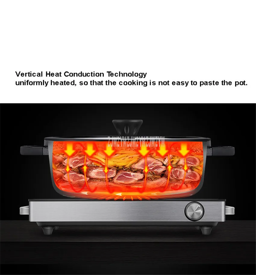 2600W 36x27.8cm Electric Ceramic Stove Induction Cooker 3h Timing 26 Gear Fire-power Stir-Fry Stewing Barbecue Cooktop JN20A5A