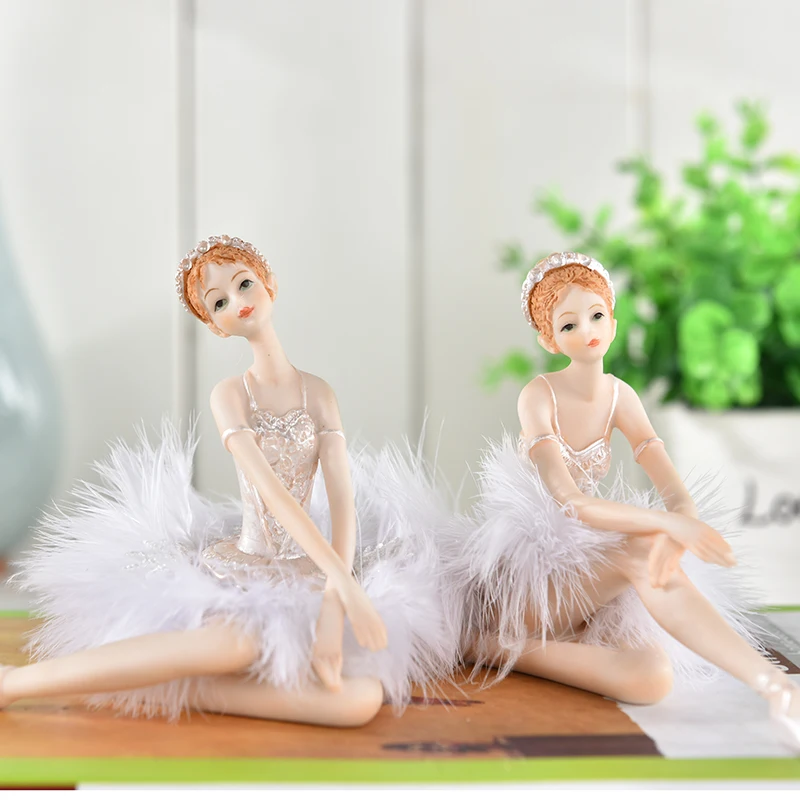 

Exquisite Resin Crafts Ballet Girl Ornaments Home Decoration Accessories Girl Statue&Sculpture Car Ballet Girl Decoration