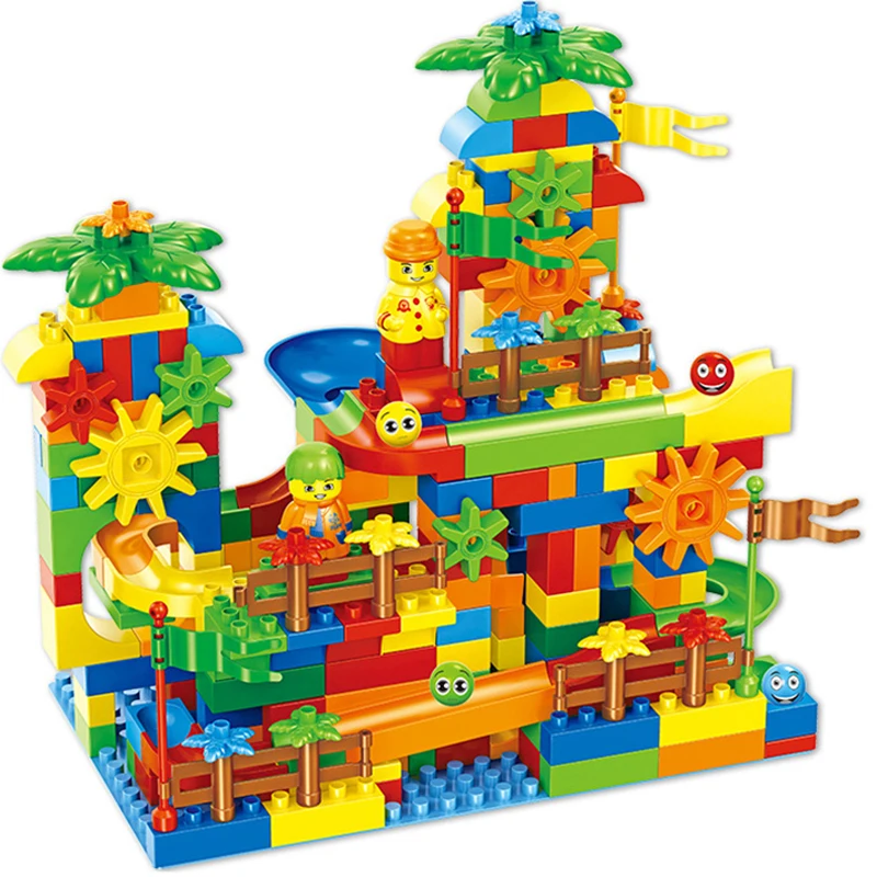 

302pcs building blocks toys construction set for children boys kids Compatible with Duplo brick educational track model