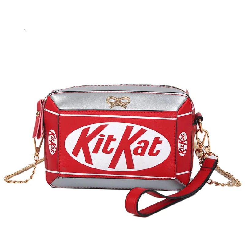 

2019 New Handbag Small Box Shape Shoulder Bag Funny Personality Crossbody Bag Diagonal Chain Bag Fashion Messenger Bag