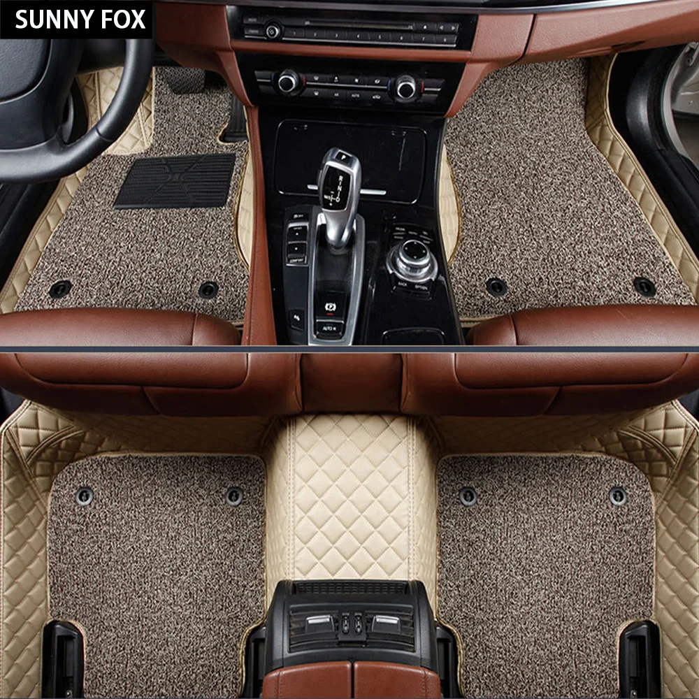 Car floor mats for Kia K7 Cadenza Optima K5 Forte K3 Sportage Sorento Carens case full cover car styling carpet liners