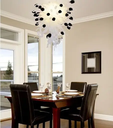 

Elegant Table Top Design Valentine Rose Series LED light handmade Blown Glas Chandelier Lighting